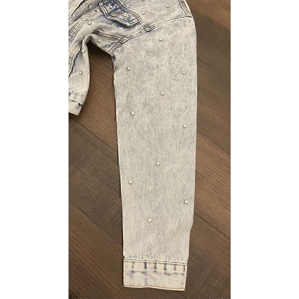 Jess Lea Rhinestone Light Wash Denim Jacket - Picture 5 of 12